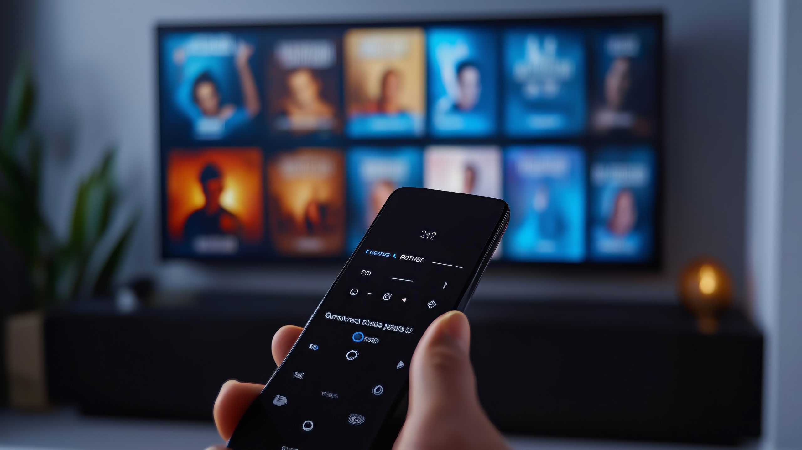 Modern OTT App Interface with Live-Action Image Style for Engaging UX