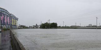 極端強降雨超標致三爺溪溢堤 臺南市府:淹水面積已減98%